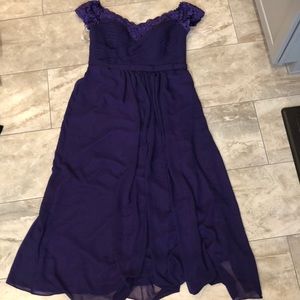 Purple Full Length Dress